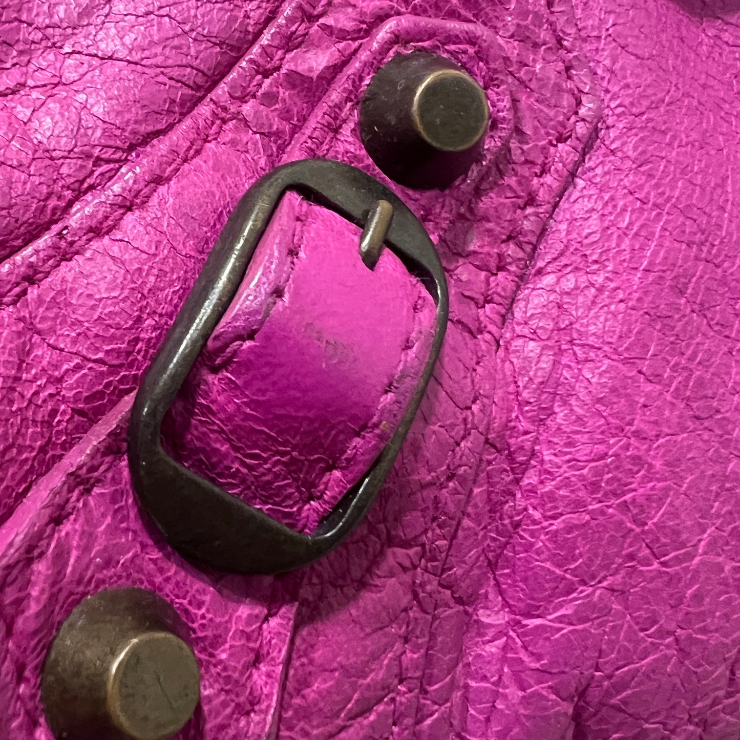 BALENCIAGA City Bag Medium Magenta Pink