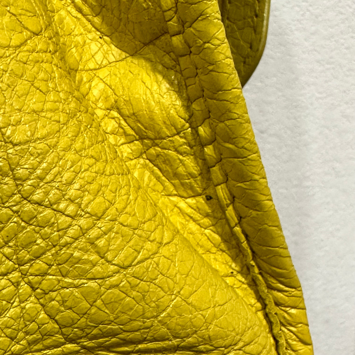 BALENCIAGA City Bag Medium Yellow Mustard