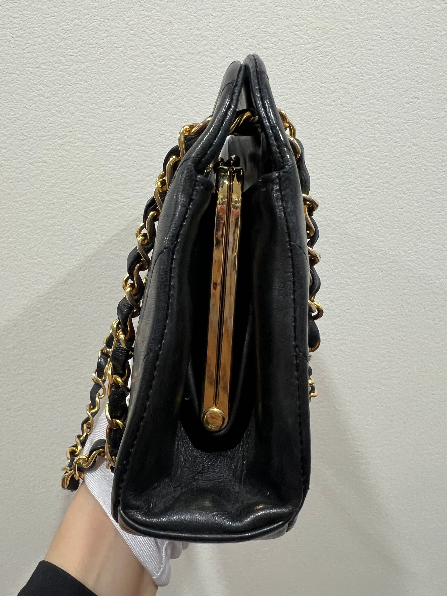 CHANEL V-Stick Chain Shoulder Bag