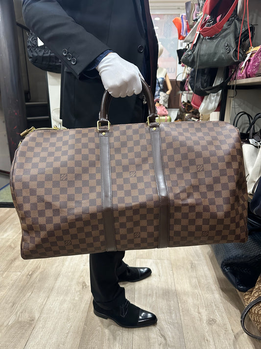 Louis Vuitton Damier ebene keepall 55