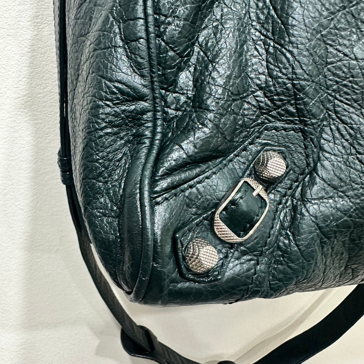 BALENCIAGA  Green City Bag Long Strap