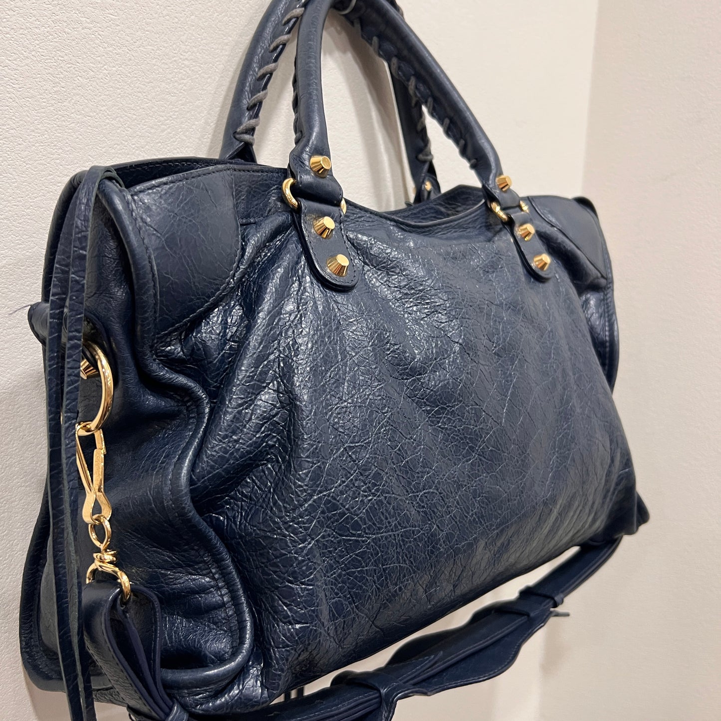 BALENCIAGA City Medium Navy