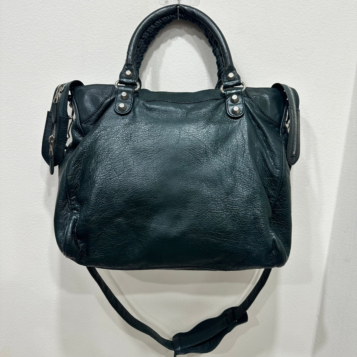 BALENCIAGA  Green City Bag Long Strap