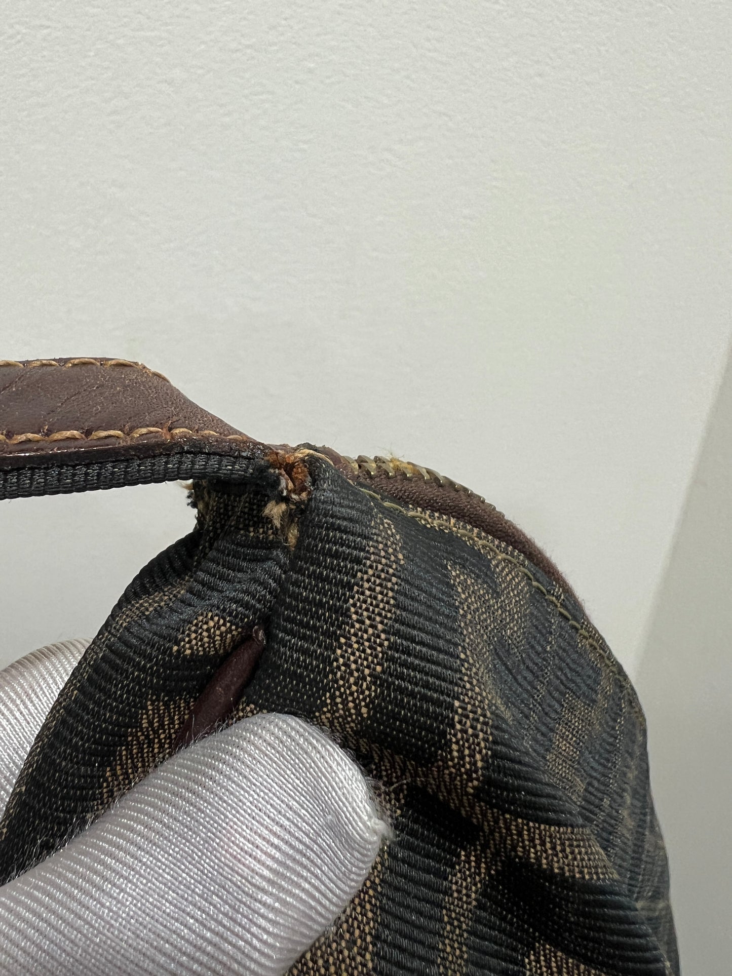 FENDI Century Zucca Shoulder Bag