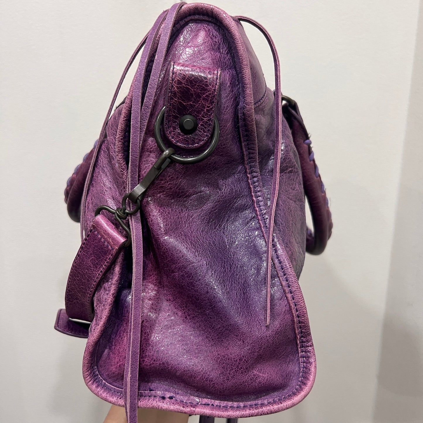 BALENCIAGA City Bag Medium Purple