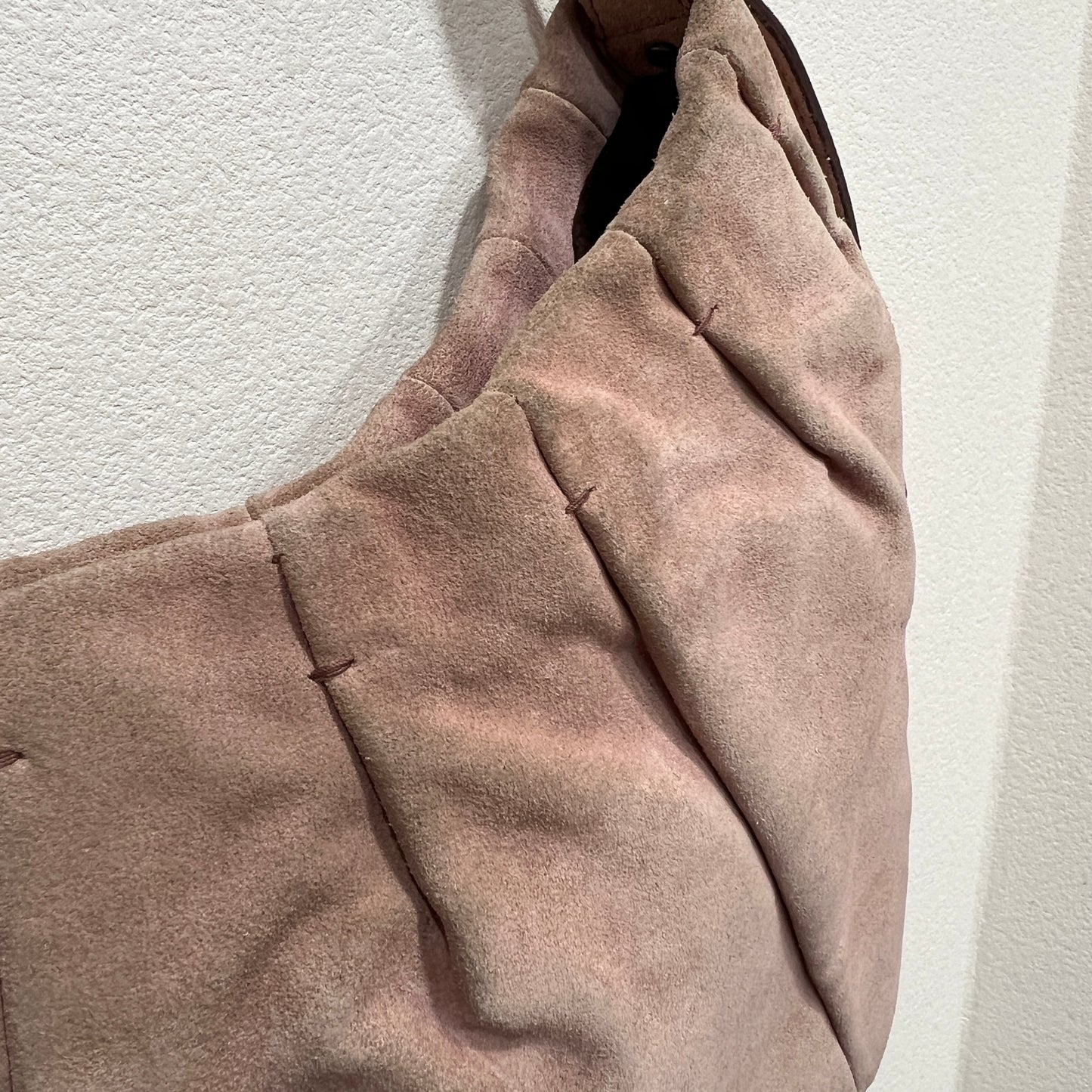 YSL Mombasa Pink Suede Leather