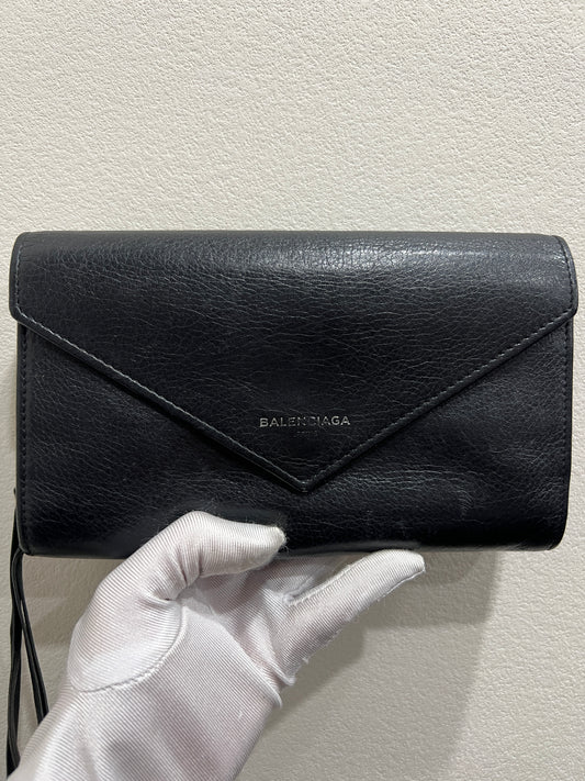 BALENCIAGA Leather Long Wallet