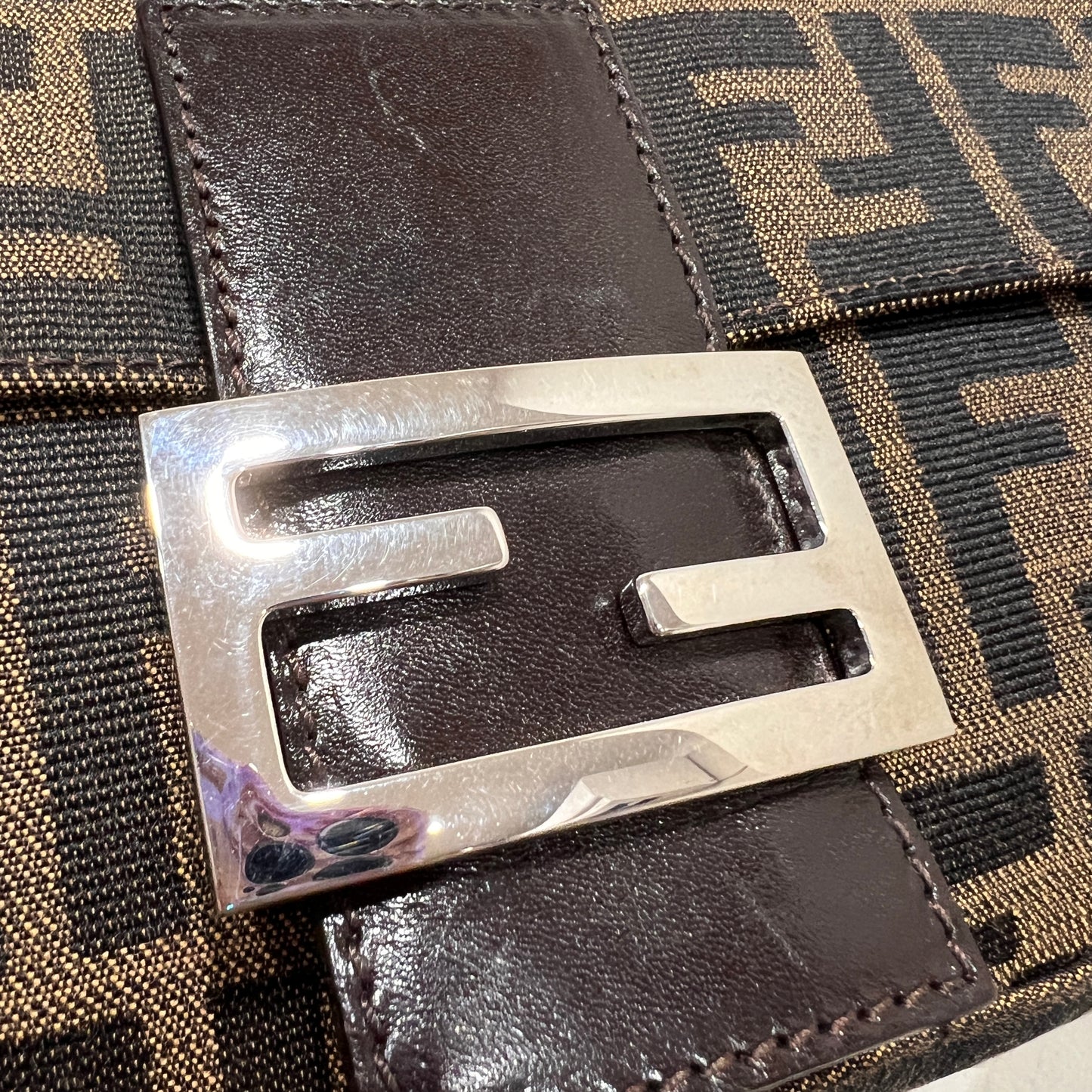FENDI Baguette Silver Hardware