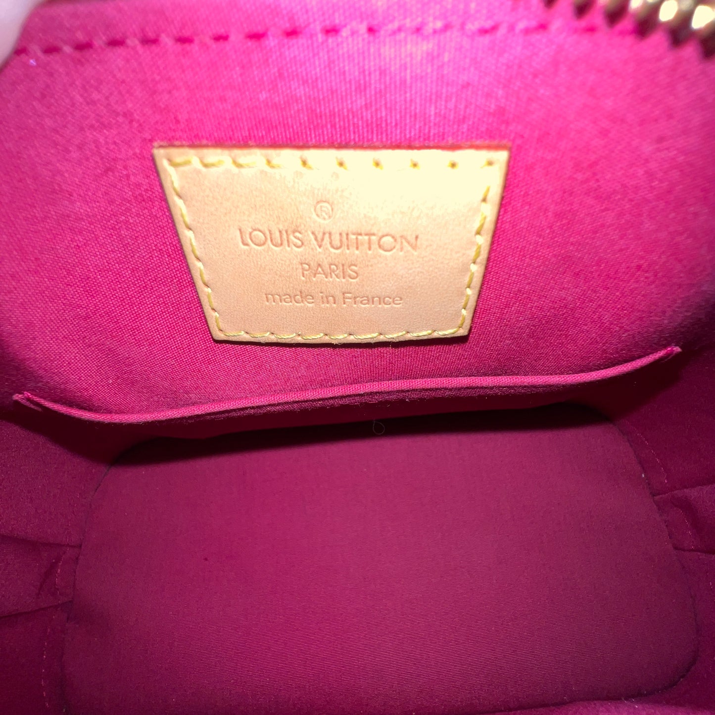 LOUIS VUITTON Red Alma BB