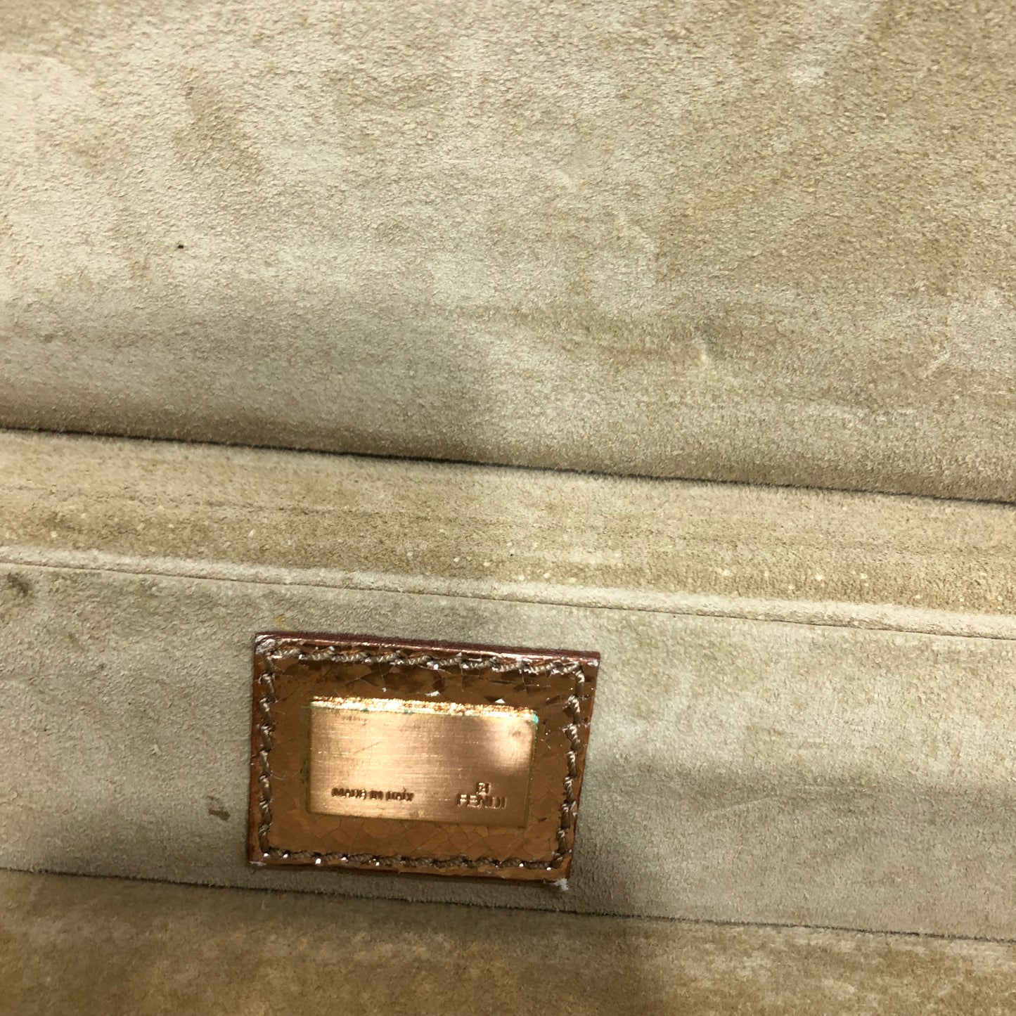 FENDI Archival Cosmetic Storage Bag (Pink Gold)