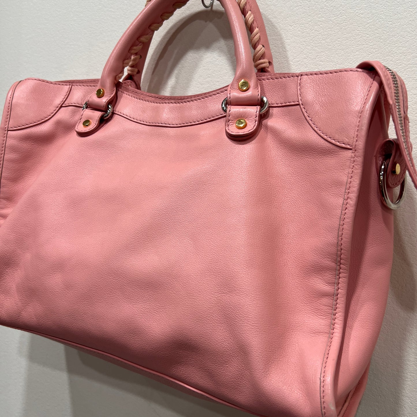 BALENCIAGA City Bag Baby Pink