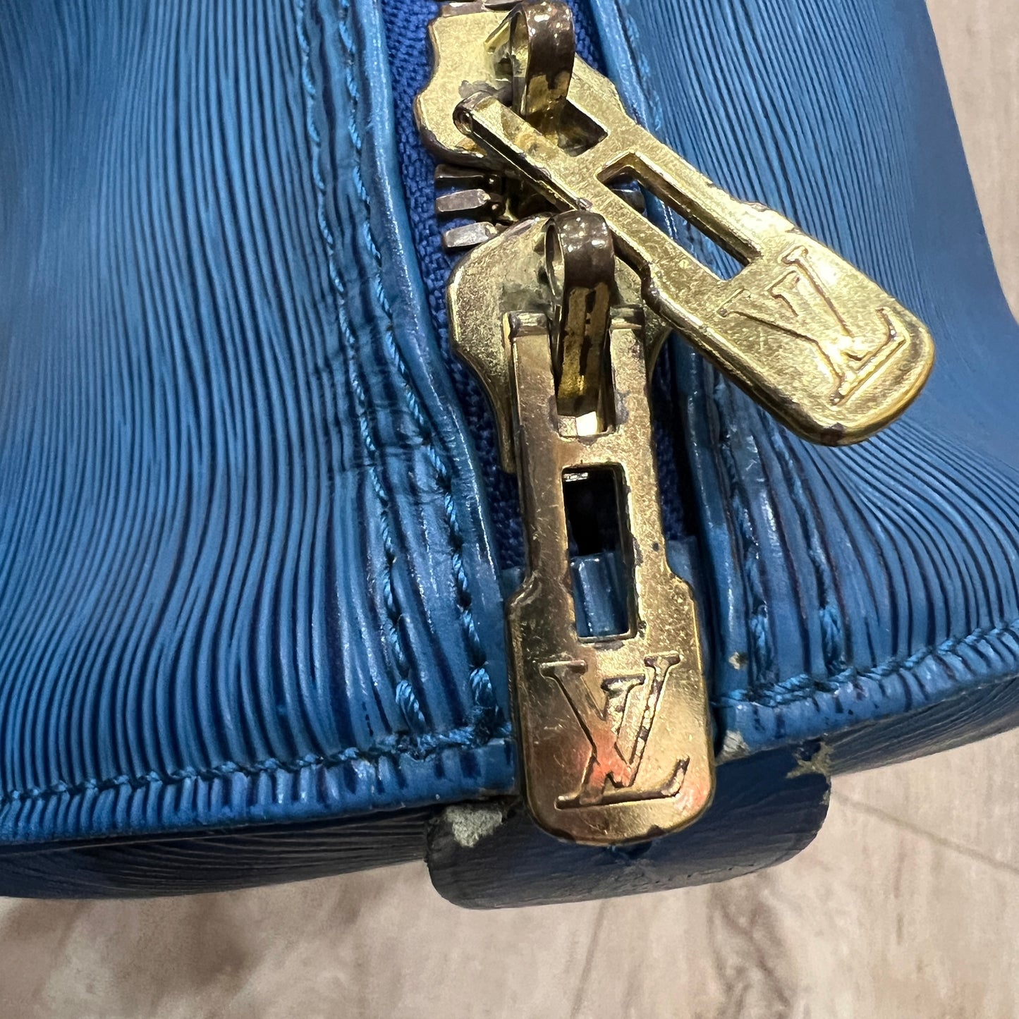 LOUIS VUITTON Keepall Epi Lether 50cm
