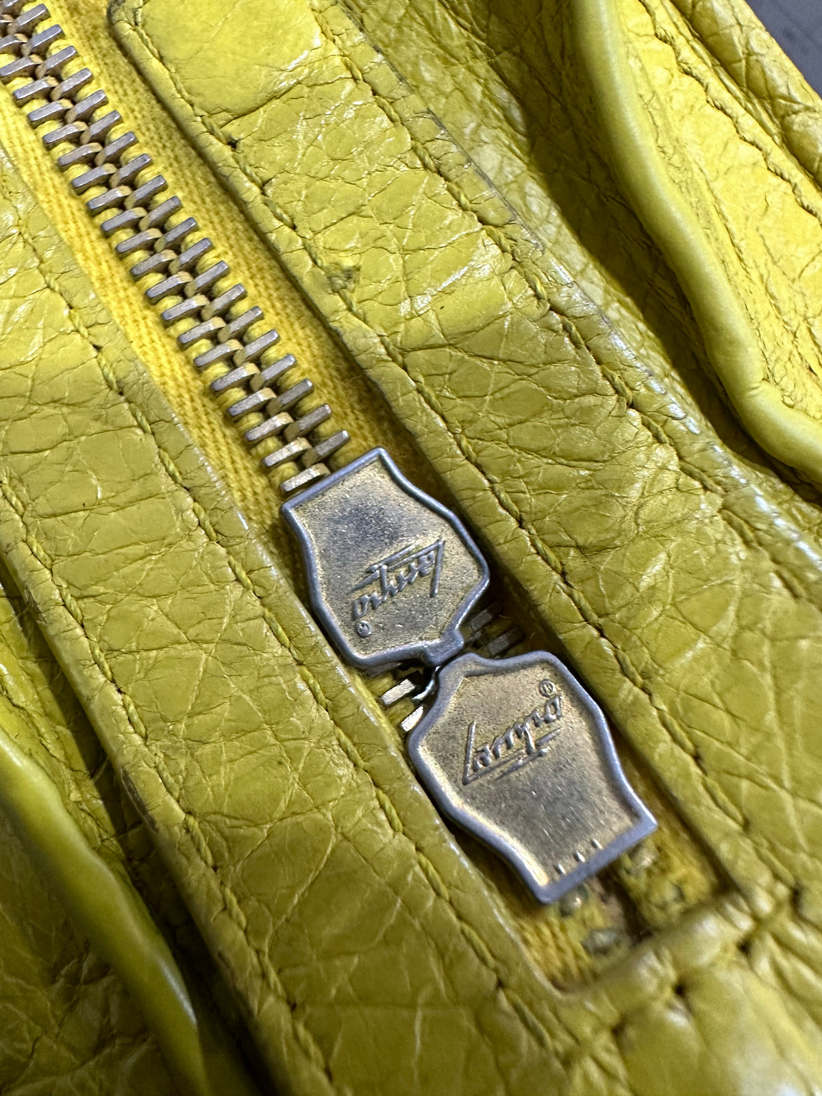 BALENCIAGA City Bag Medium Yellow Mustard