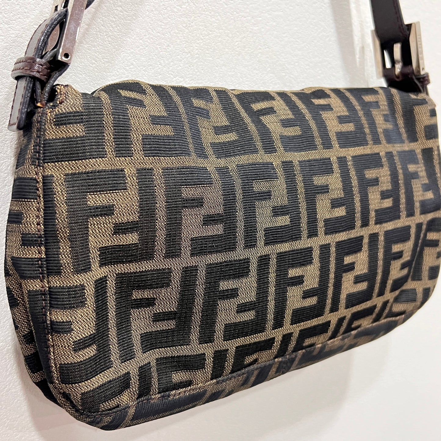 FENDI Baguette in Silver Hardware