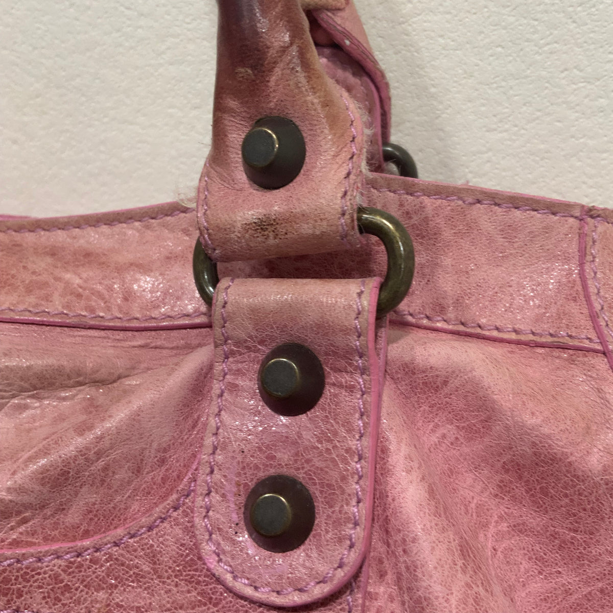BALENCIAGA Pink City Bag Medium