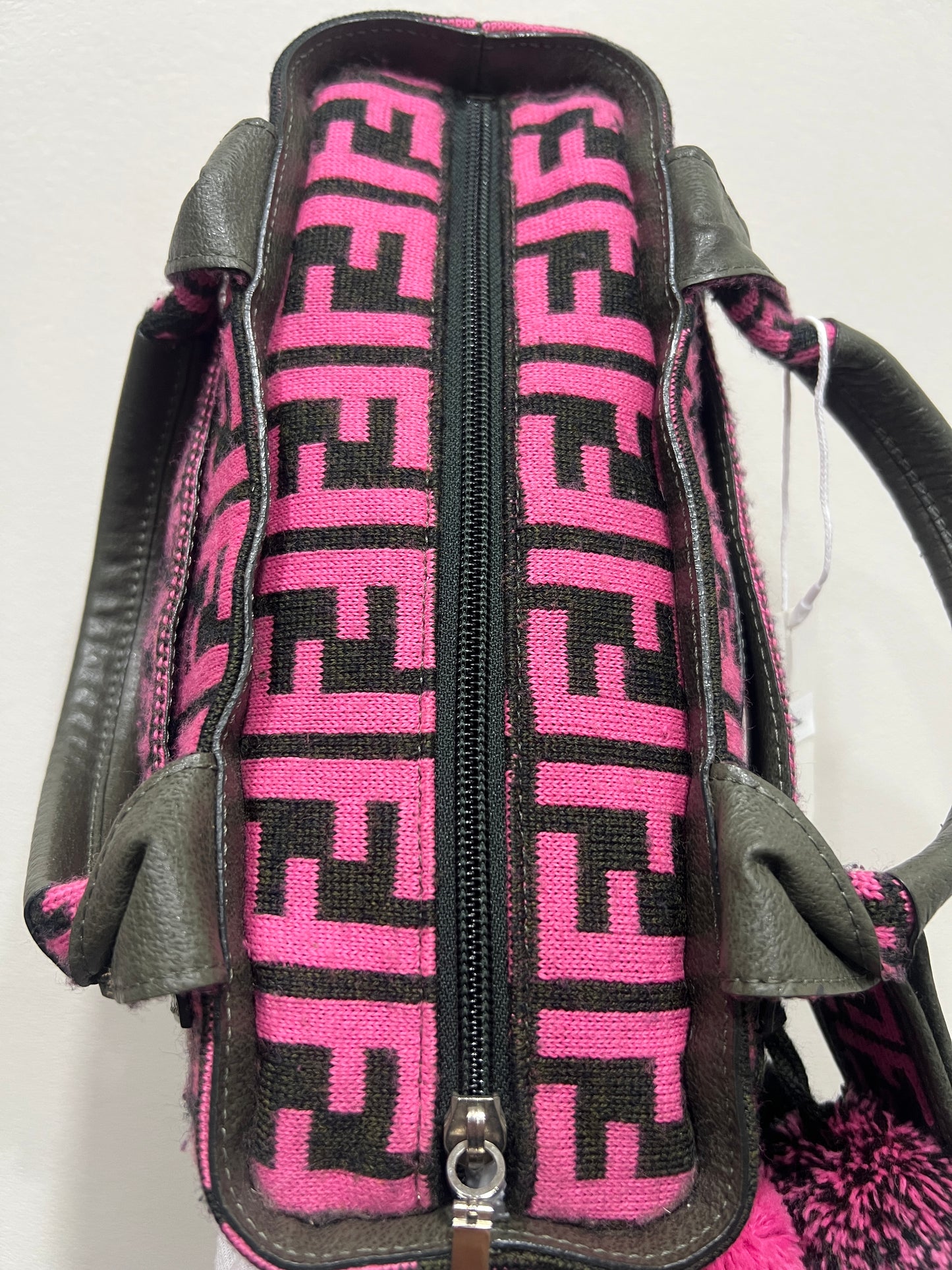 FENDI Zucca Fabric PomPom