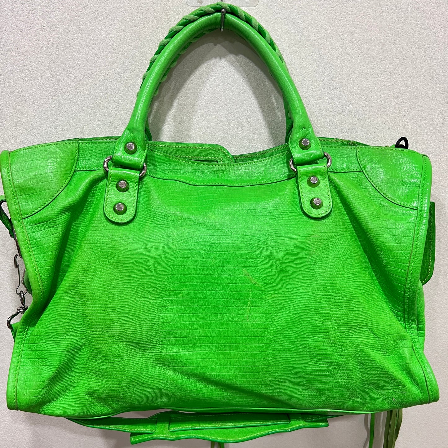 BALENCIAGA Lizard leather City Bag