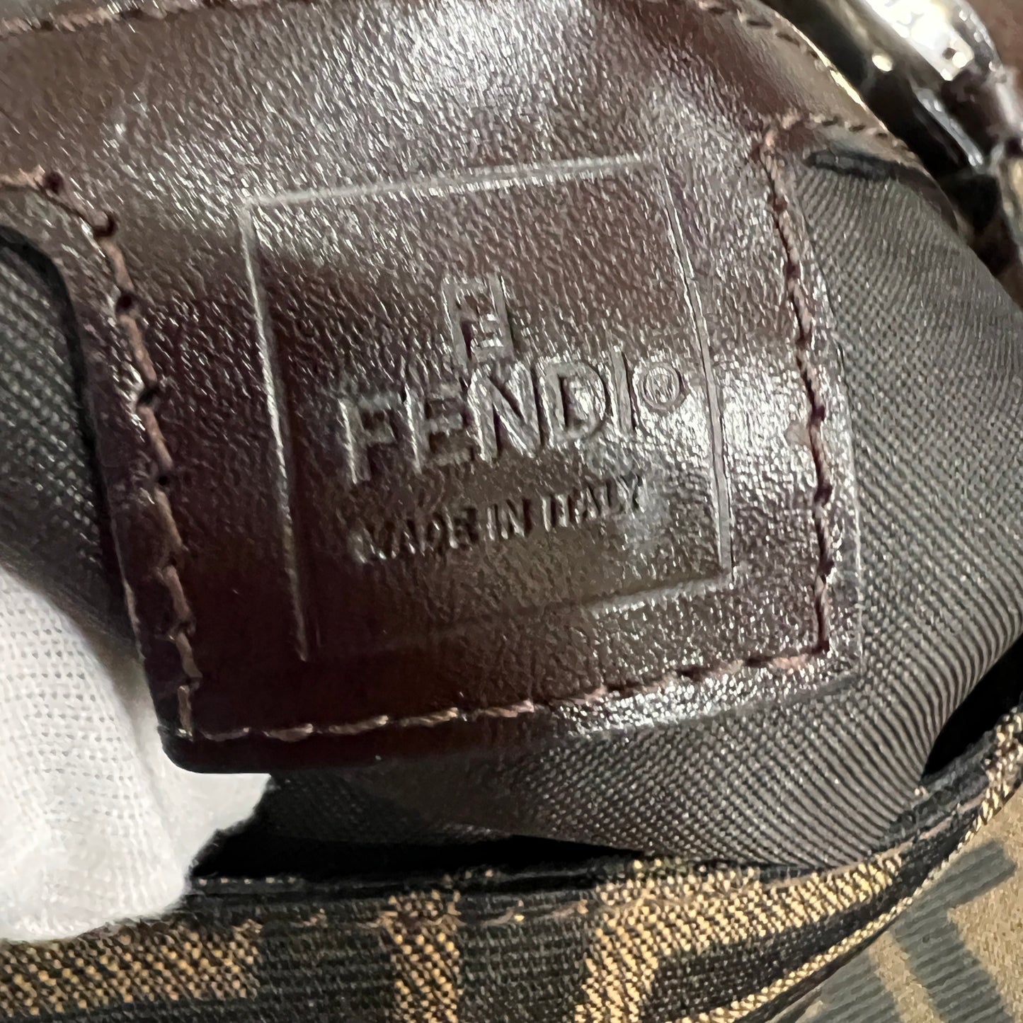 FENDI Baguette Silver Hardware