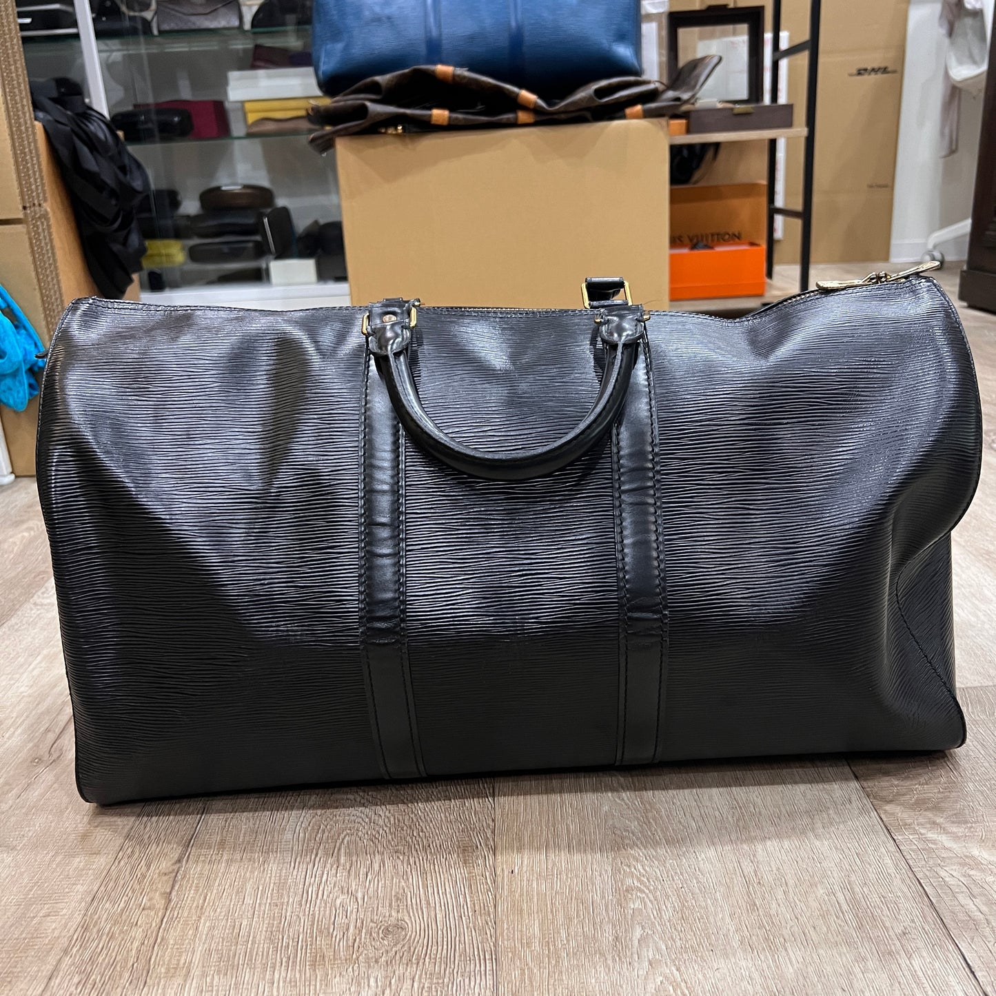 LOUIS VUITTON Keepall Epi Leather 50cm