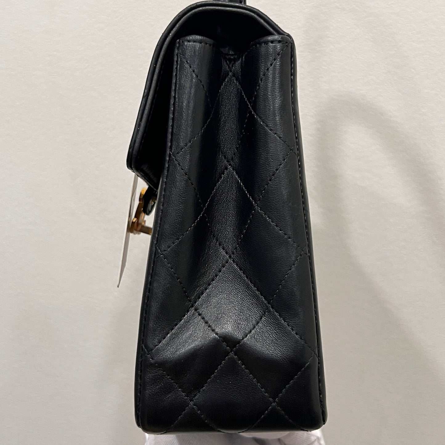CHANEL Matelassé Mademoiselle Coco Mark Lambskin Handbag