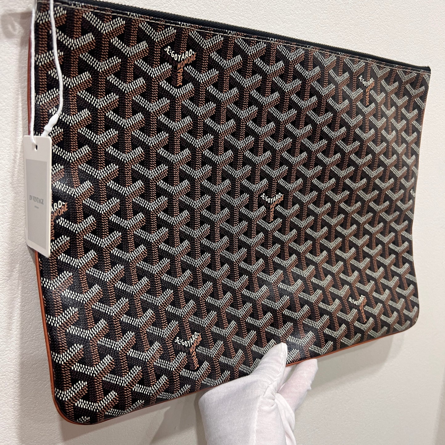 GOYARD Senat Black & Brown Canvas (264265)