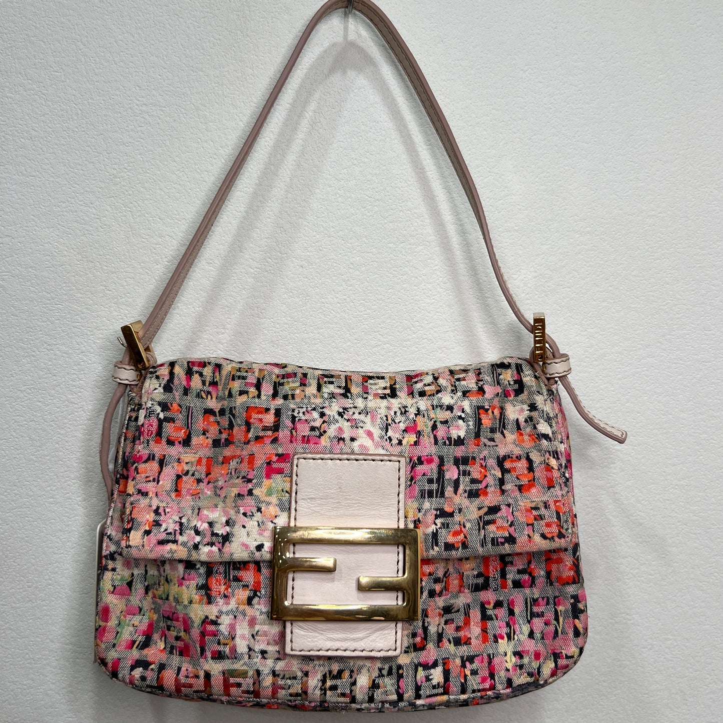 FENDI Floral Zuccino Mamma Baguette