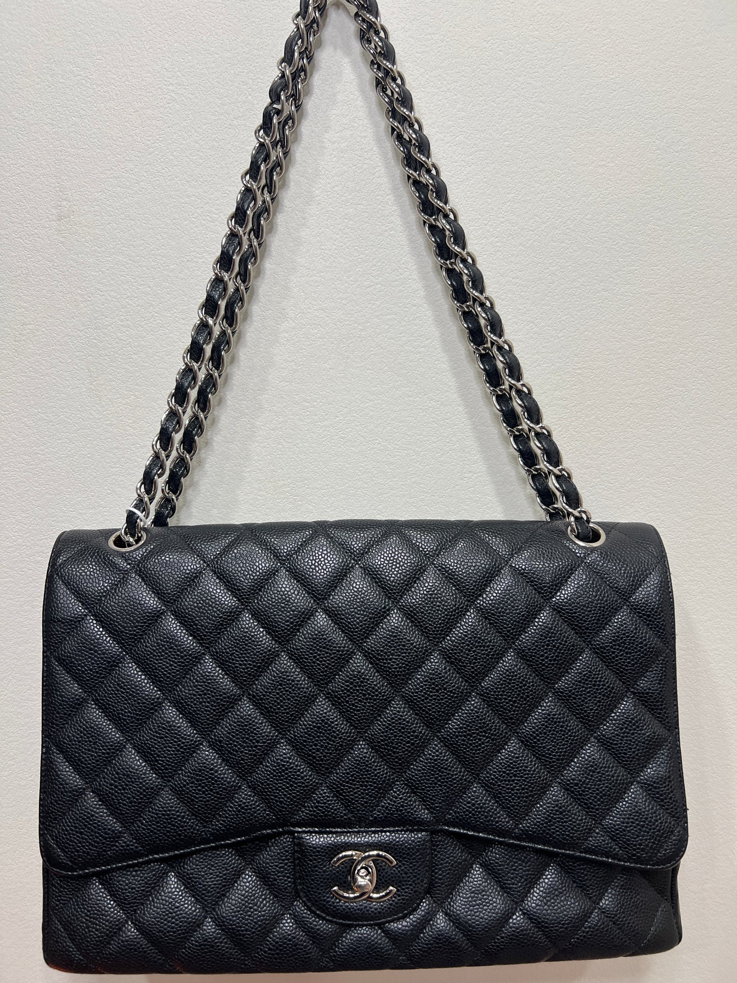 CHANEL Classic Flap Maxi Caviar Leather