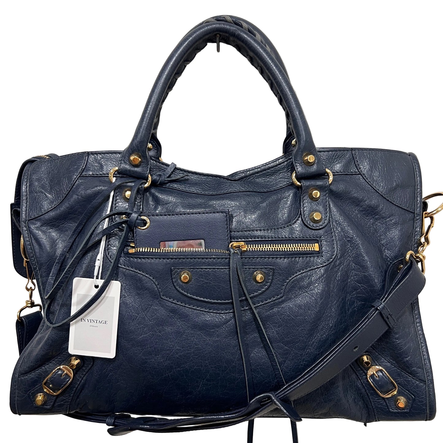 BALENCIAGA City Medium Navy