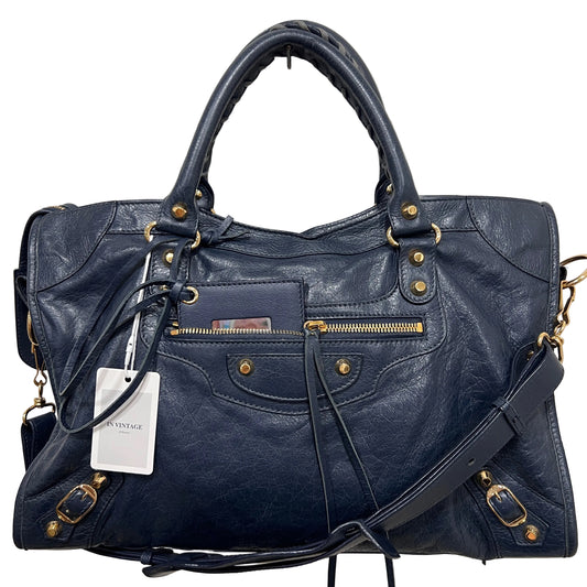 BALENCIAGA City Medium Navy