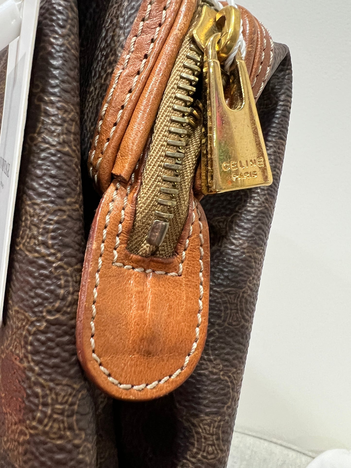 CELINE Macadam Pouch PVC Leather