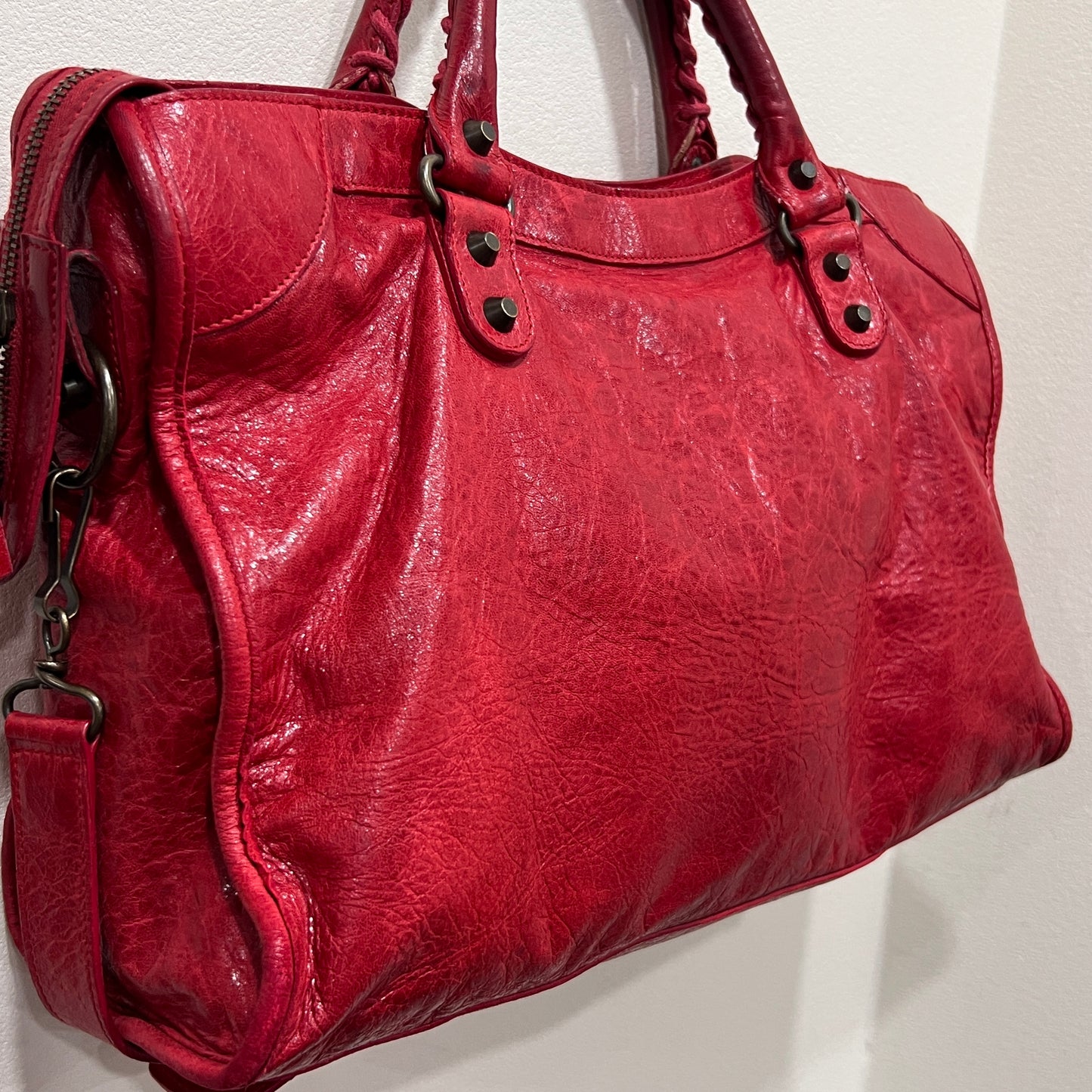 BALENCIAGA City Bag Red Medium