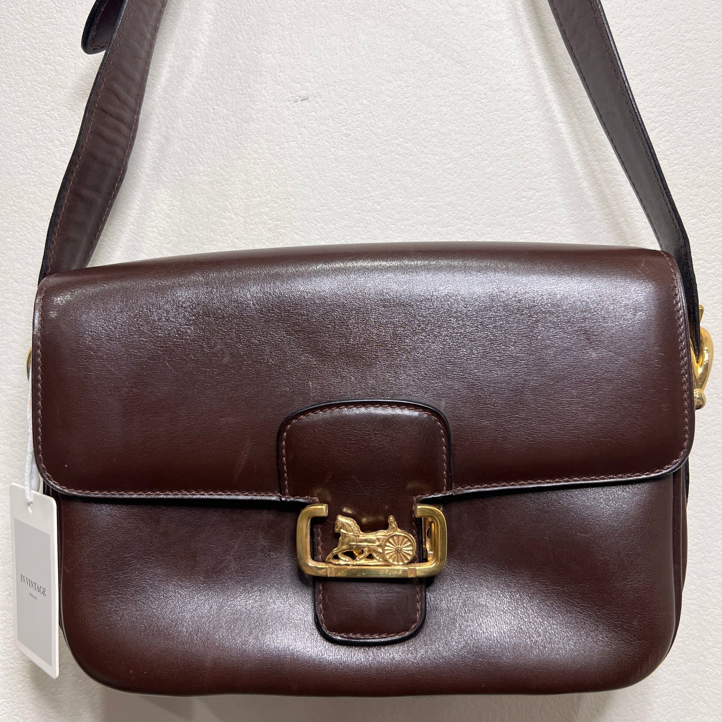 CELINE Carriage Shoulder Bag
