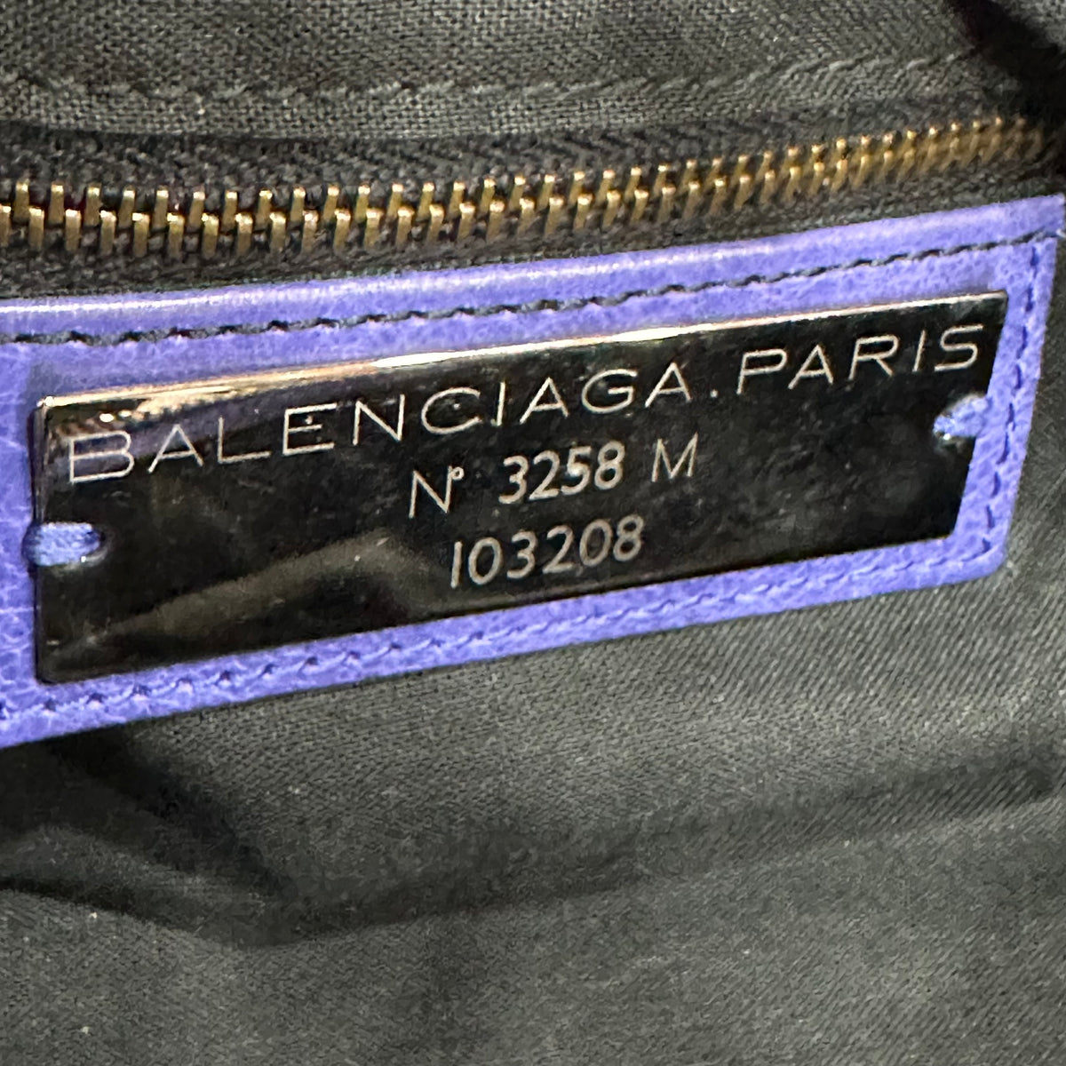 BALENCIAGA The First Bag Purple