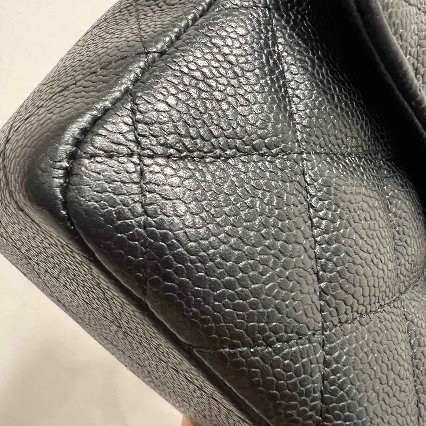 CHANEL Classic Caviar Jumbo Flap