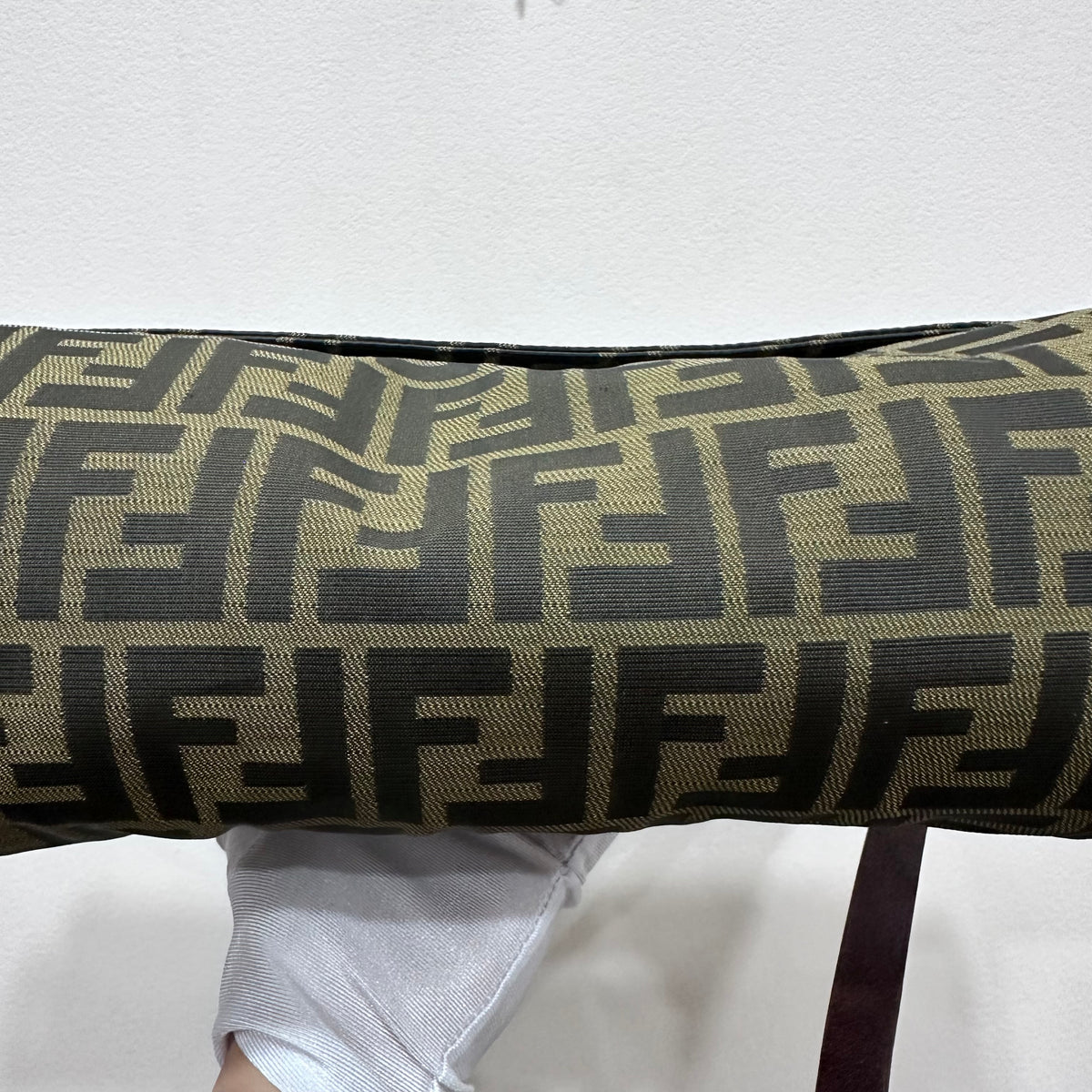 FENDI Vintage Zucca Shoulder Bag Messenger Style