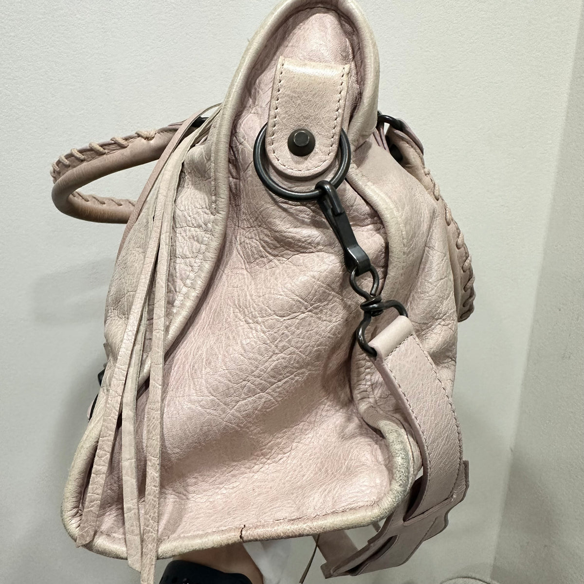 BALENCIAGA City Bag Medium Pale Pink
