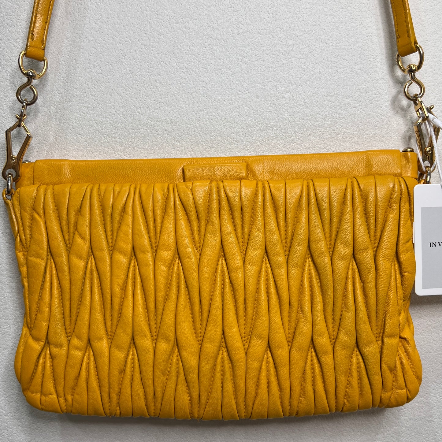 MIU MIU Metalasse Napa Leather Crossbody
