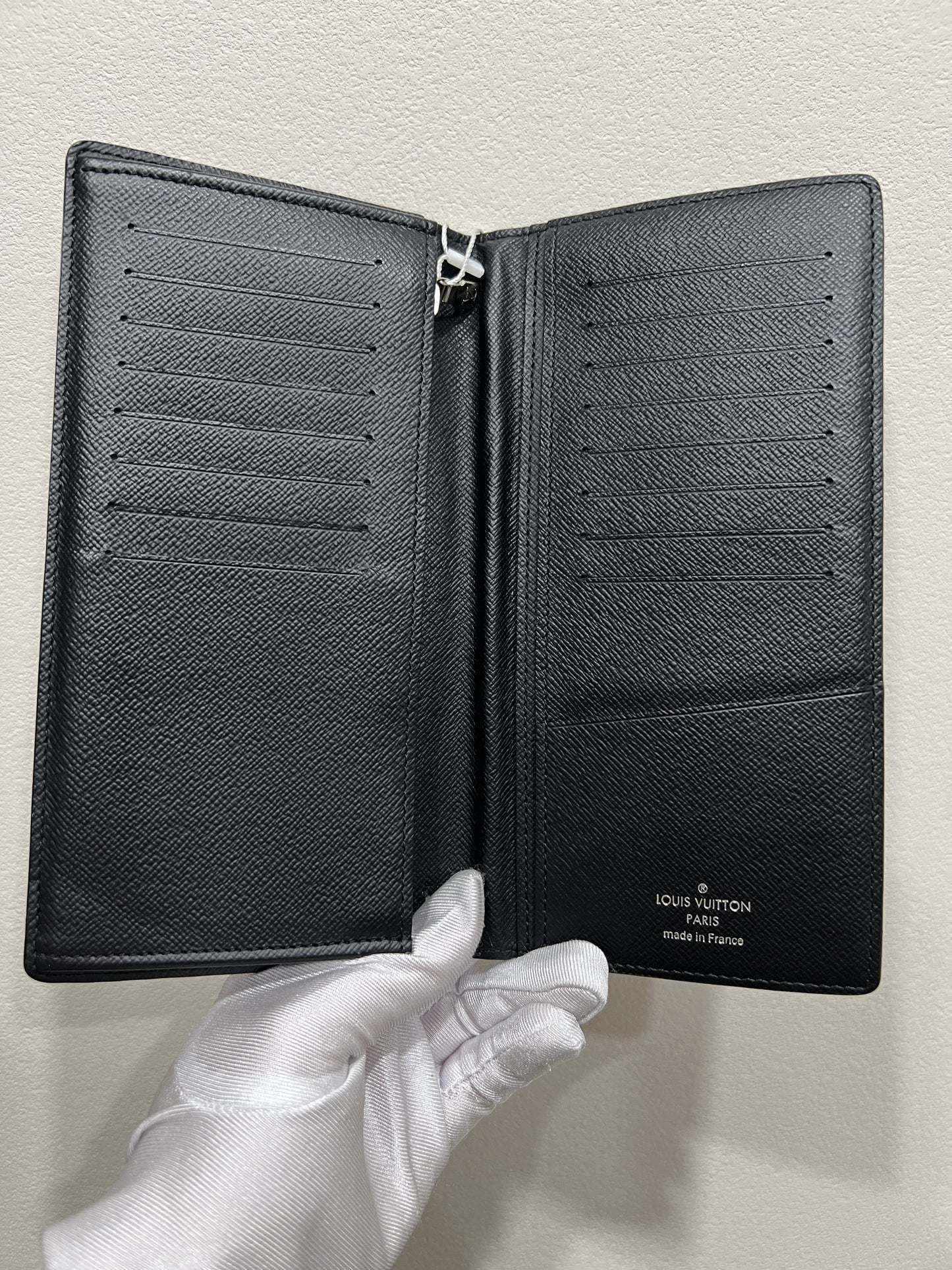 LOUIS VUITTON Long Black Damier Wallet