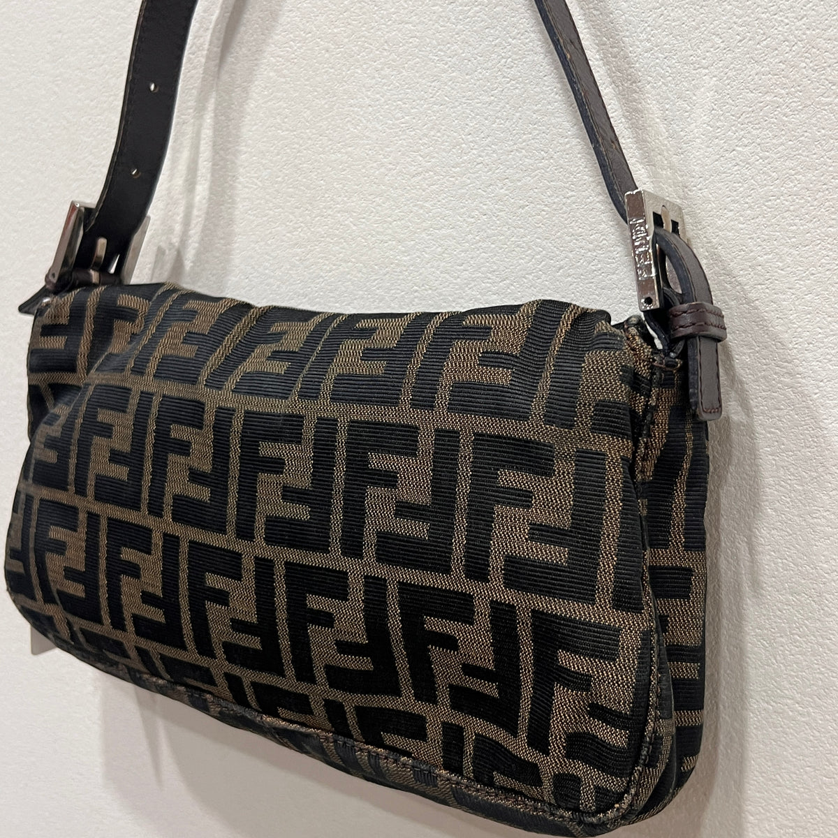 Fendi Baguette Zucca Canvas