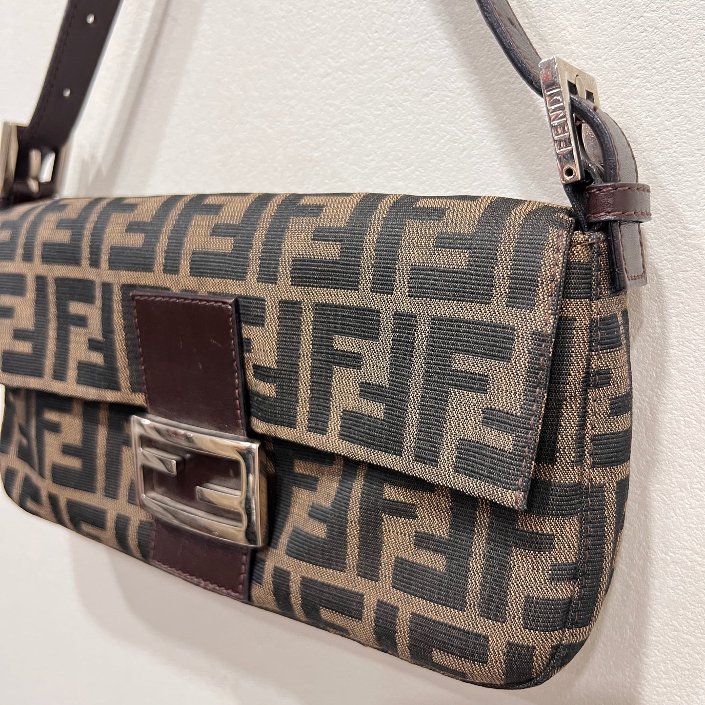 FENDI Baguette Silver Hardware