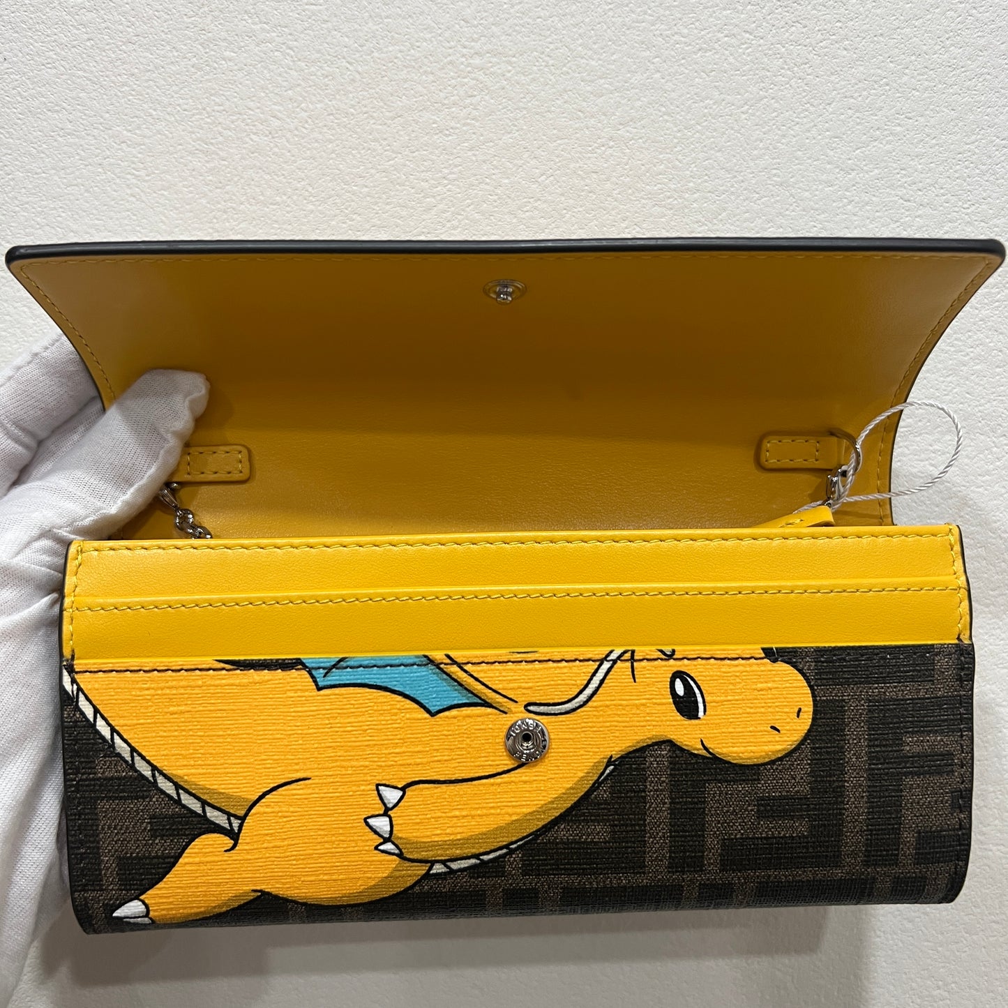 FENDI X FRGMT X Pokemon Dragonite Wallet