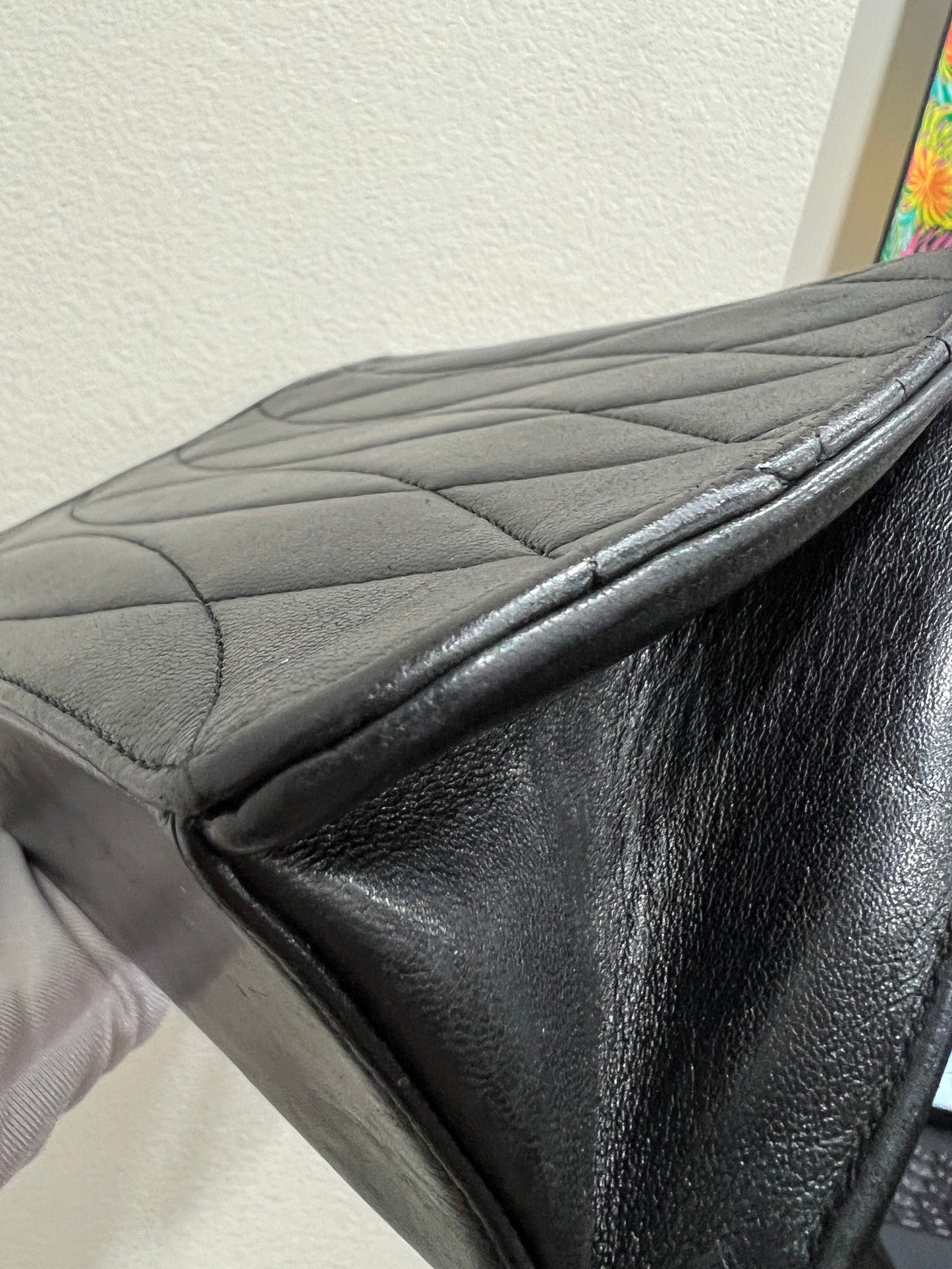 CHANEL Kelly Wave Chain Shoulder Bag 24K gold