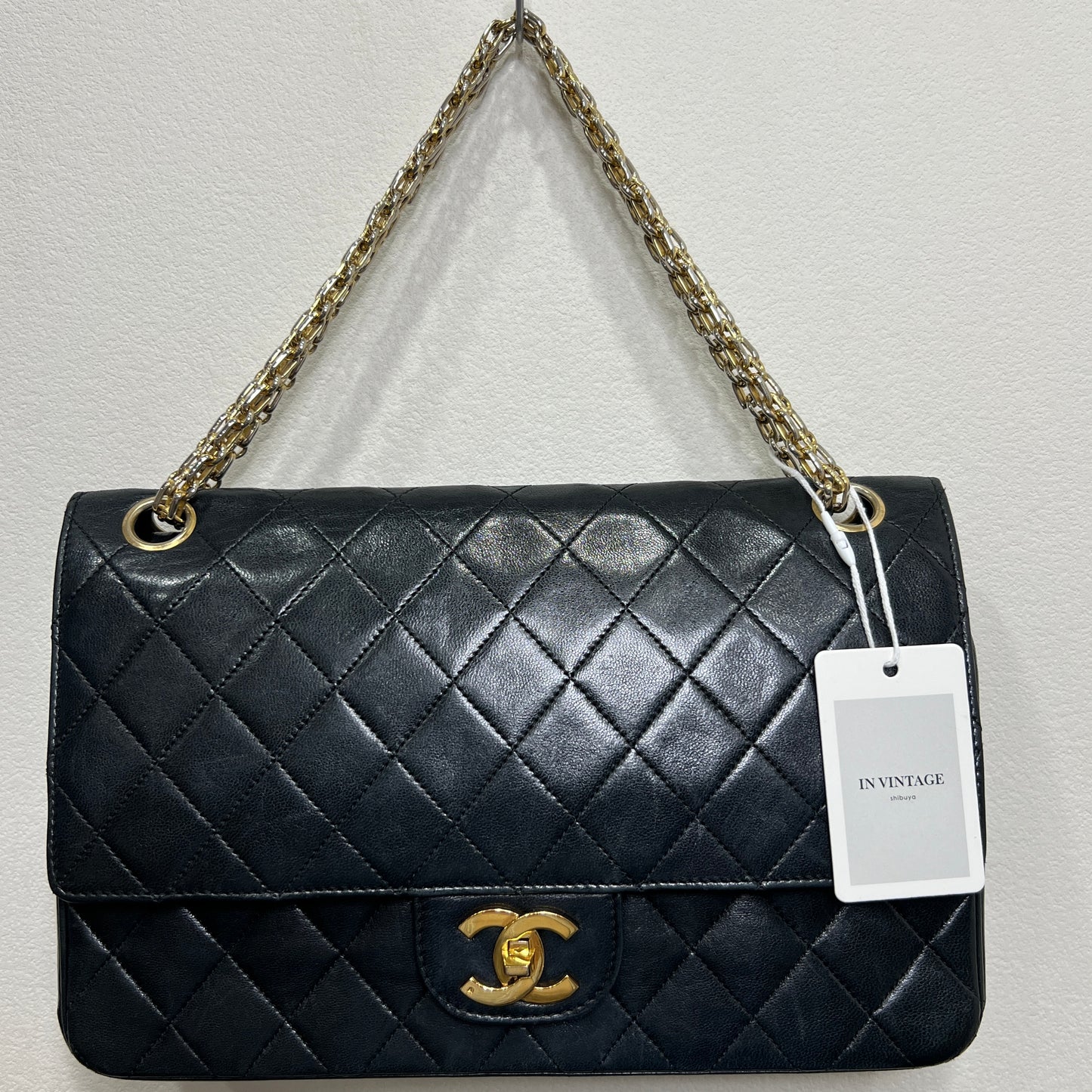 CHANEL CLASSIC DOUBLE FLAP BAG MADEMOISELLE CHAIN