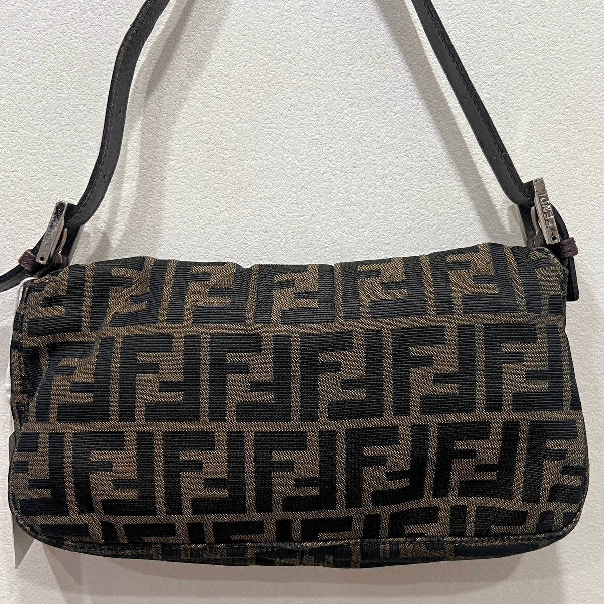 Fendi Baguette Zucca Canvas