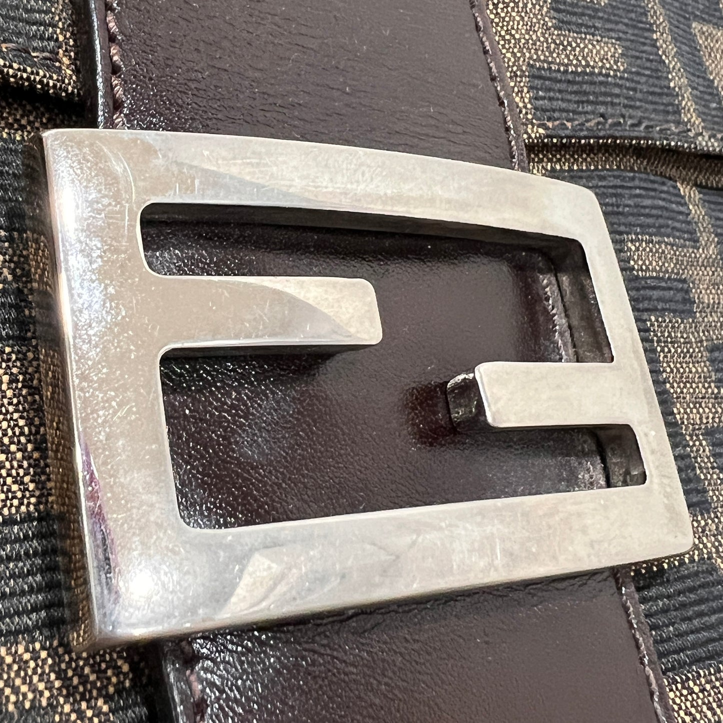 FENDI Baguette Silver Hardware