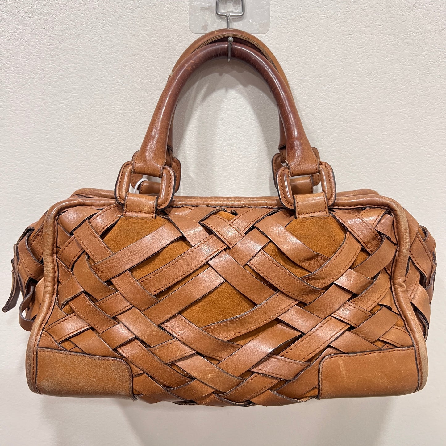 LOEWE Amazona Woven Handbag (718-36)