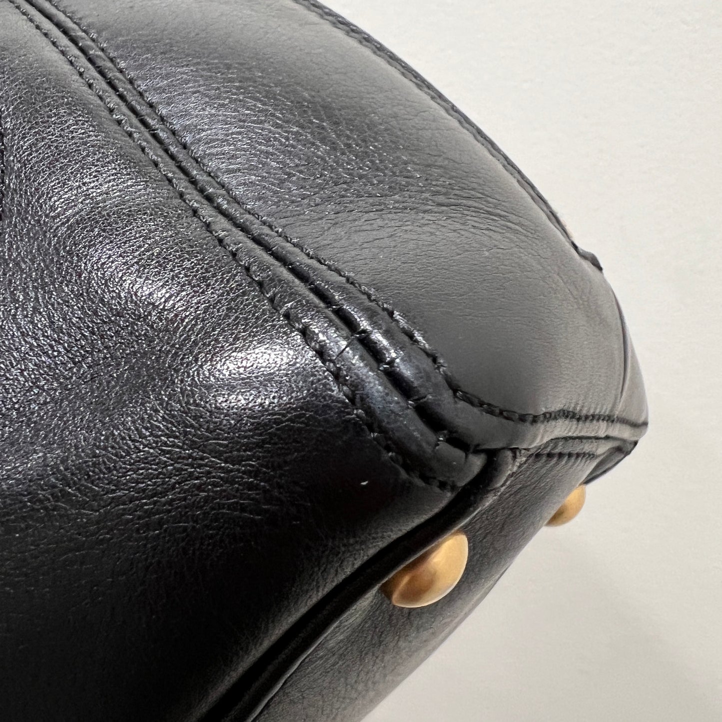 CHANEL Triple CC Bowling Black Handbag