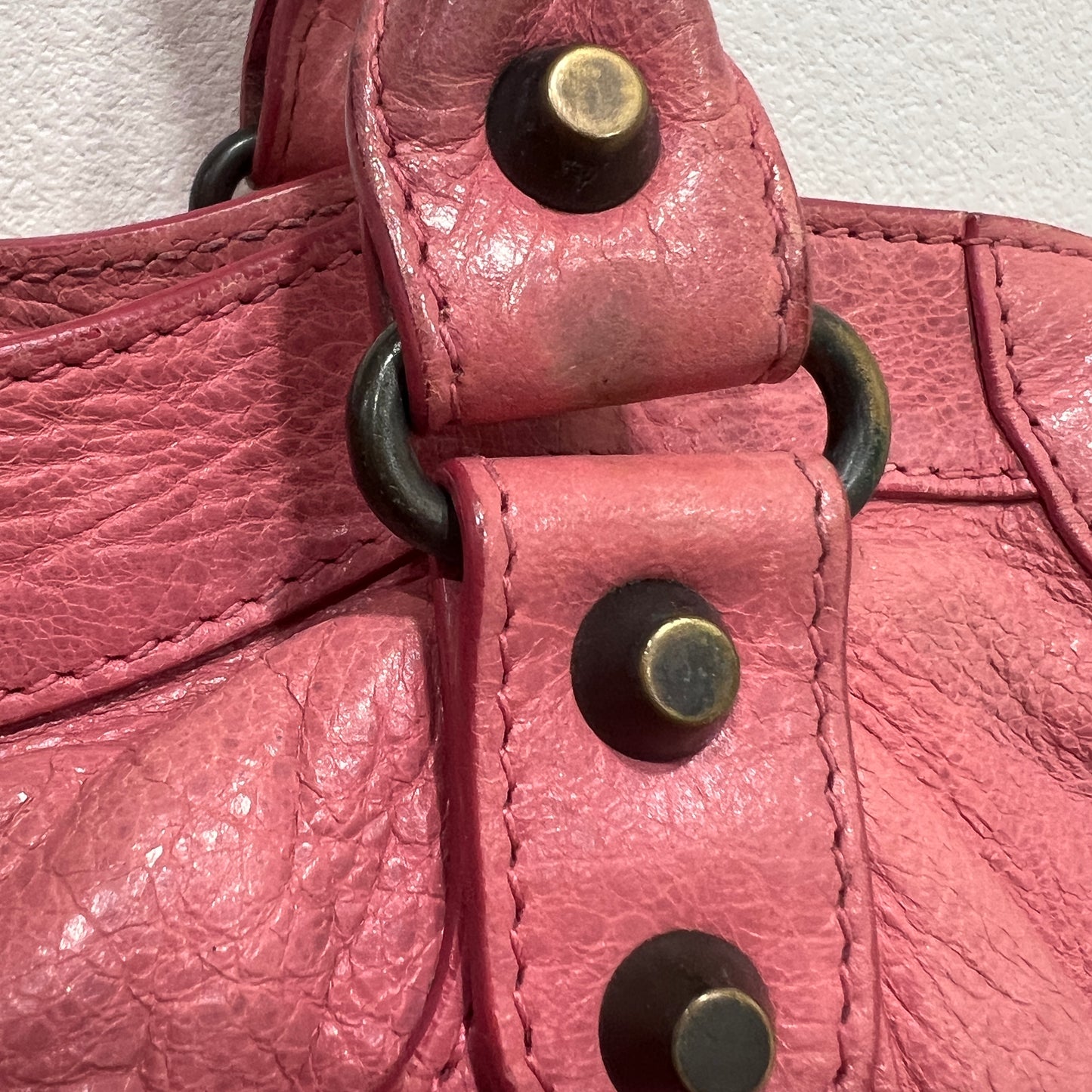 BALENCIAGA Pink City Bag