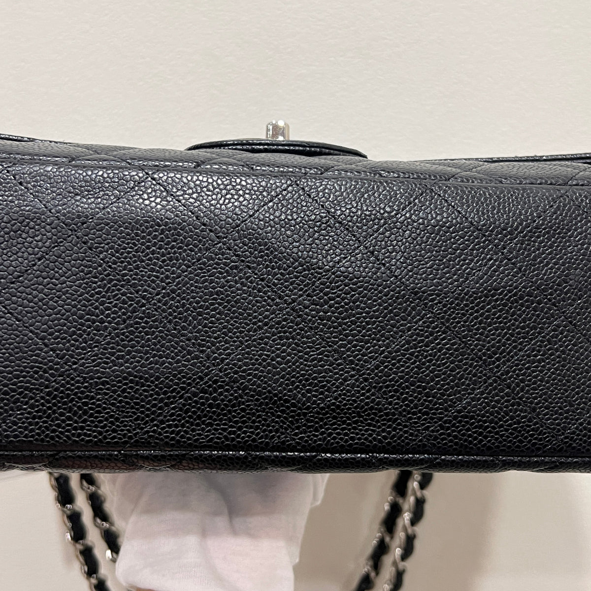CHANEL Caviar Single Flap Jumbo