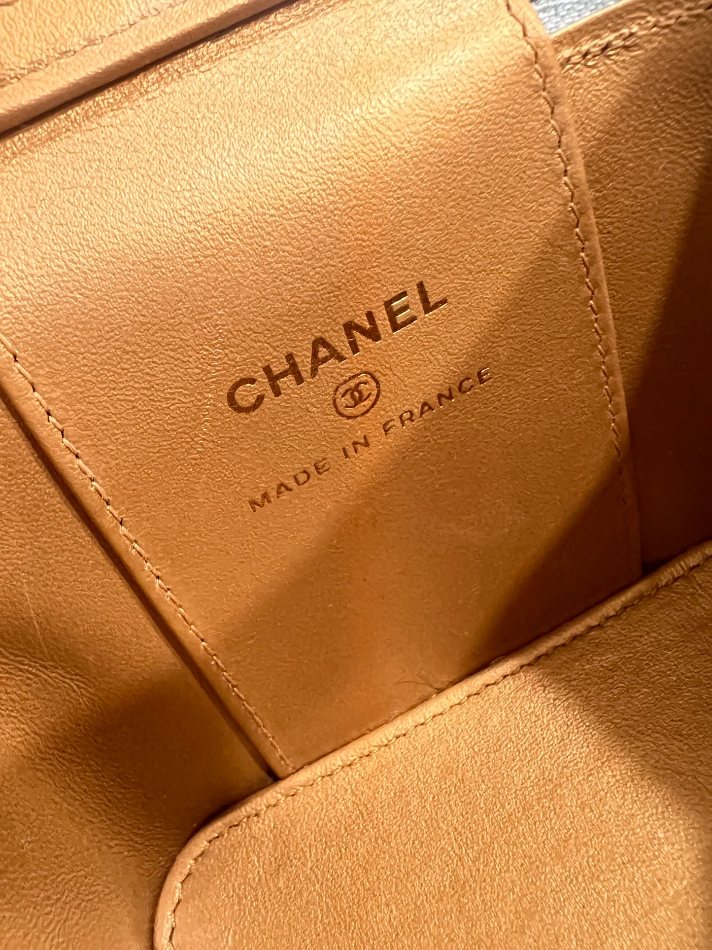 CHANEL Mini Vanity Bag Light Blue